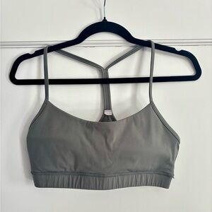 Gray Women's Sports Bra